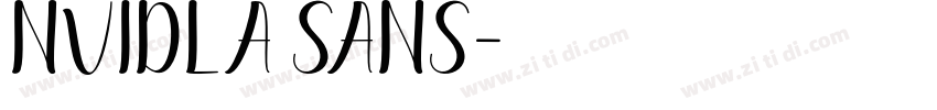 NVIDlA Sans字体转换